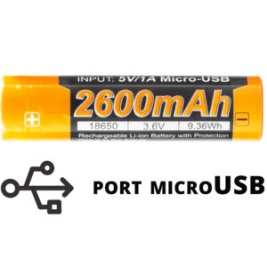 Akumulator Fenix USB ARB-L18U (18650 2600 mAh 3,6 V)